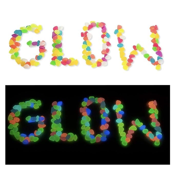 Jugnu Stones | Glow In Dark Garden Rocks (Pack Of 100 pcs)