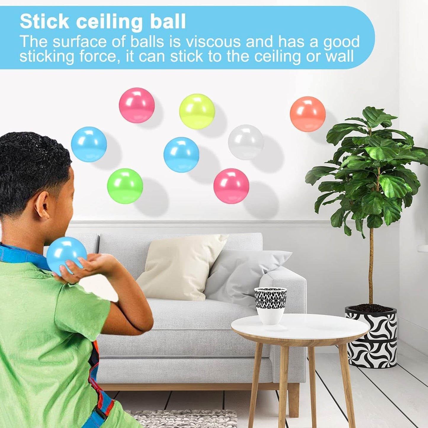 StickO'Lumi | Reusable Glow Sticky Ball