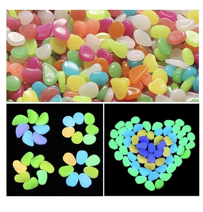 Jugnu Stones | Glow In Dark Garden Rocks (Pack Of 100 pcs)